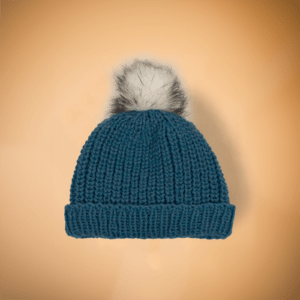 Handgemachte Mütze (Blau)