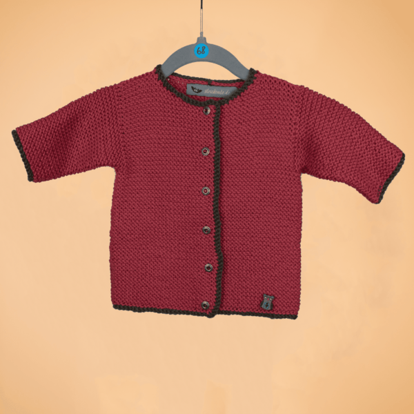 Baby Trachtenjacke Altrosa dunkel Größe 68