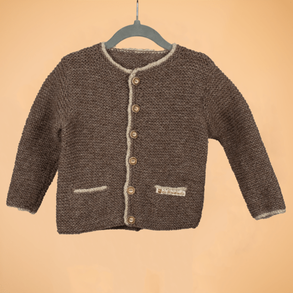 Jungen Trachtenjacke Braun Größe 92