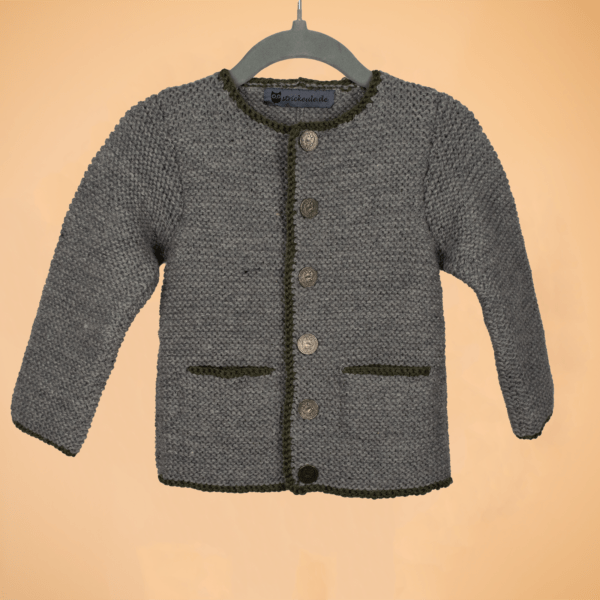 Jungen Trachtenjacke Grau Größe 80