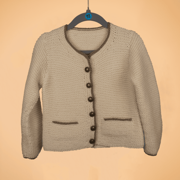 Mädchen Trachtenjacke Creme Größe 98